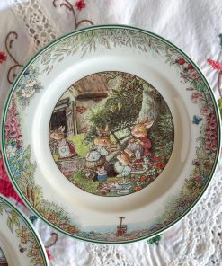 Assiette Foxwood Tales Rabbits Picnic
