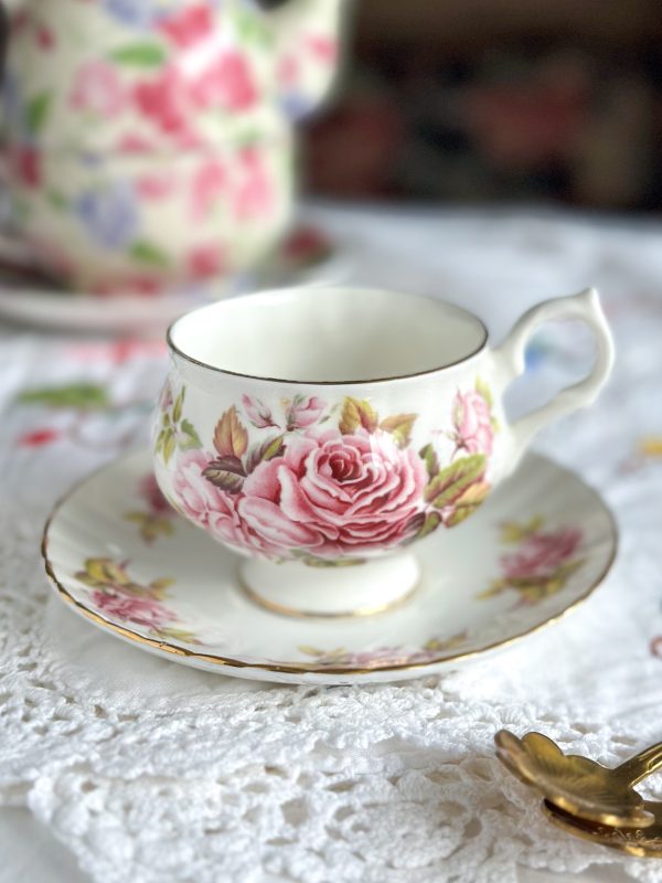 Tasse anglaise Pink Roses
