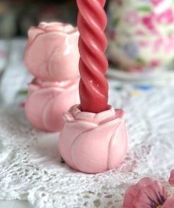 Alternative view of Bougeoir Bouton de Rose Vintage