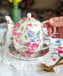 Alternative view of Théière Solitaire Pois de senteur