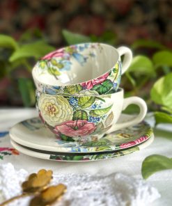 Tasse à thé English Garden