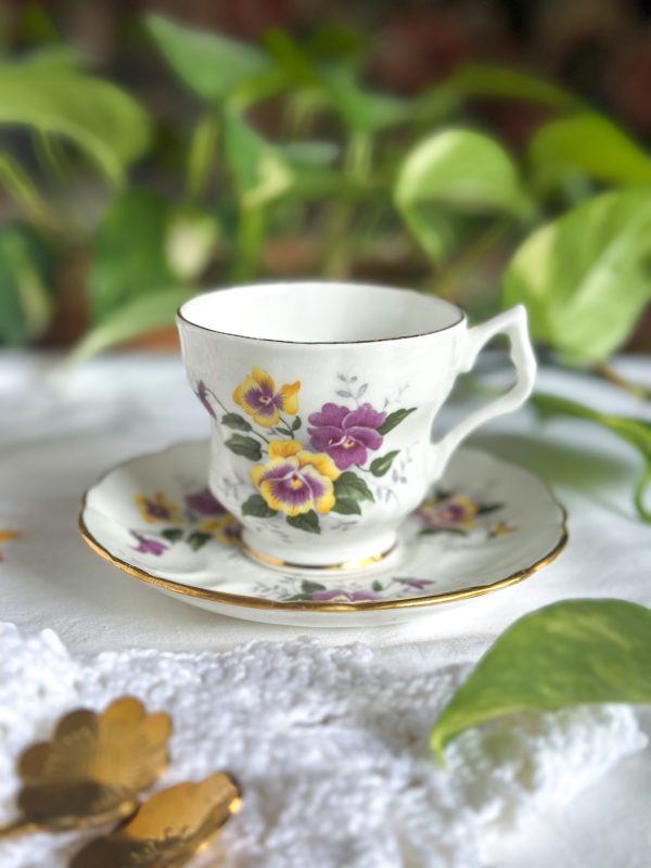 Tasse anglaise Pensées